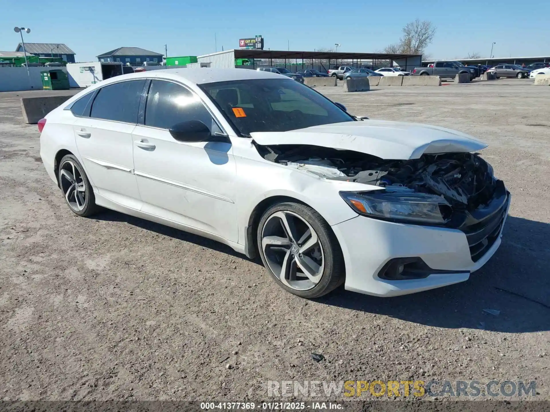 1 Photograph of a damaged car 1HGCV1F44NA016705 HONDA ACCORD 2022