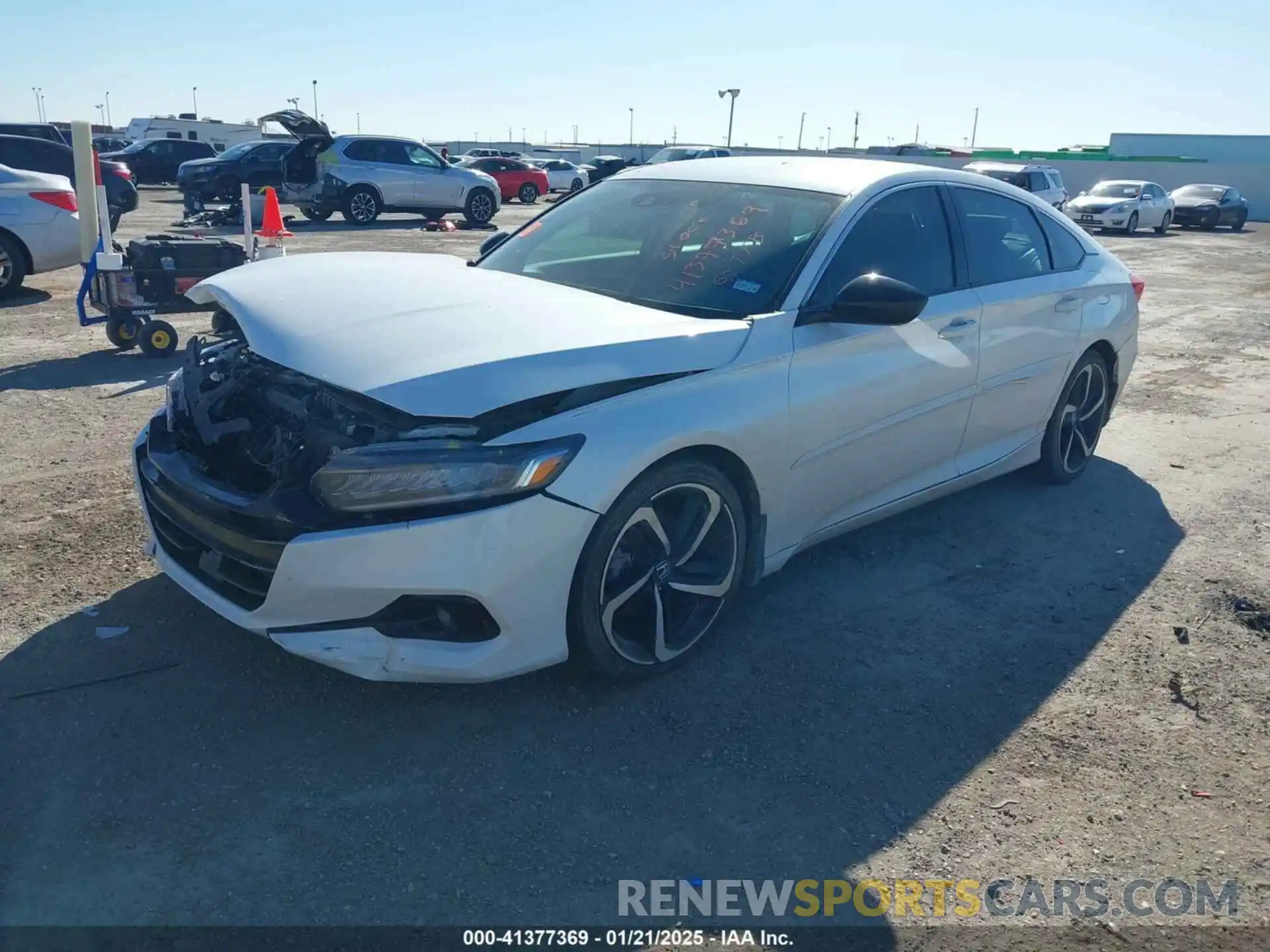 2 Photograph of a damaged car 1HGCV1F44NA016705 HONDA ACCORD 2022