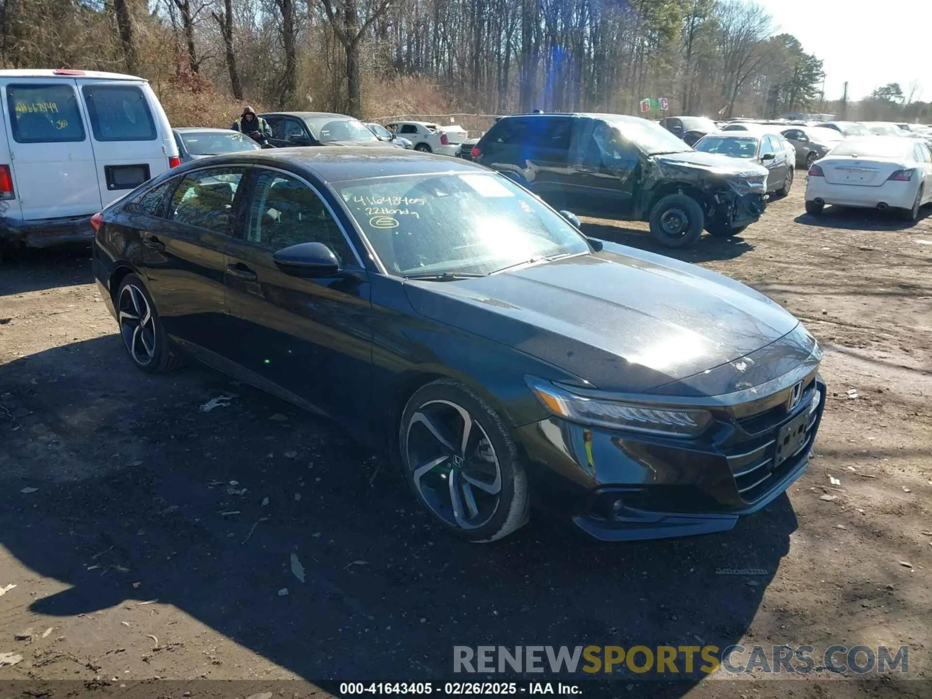 1 Photograph of a damaged car 1HGCV1F44NA027784 HONDA ACCORD 2022