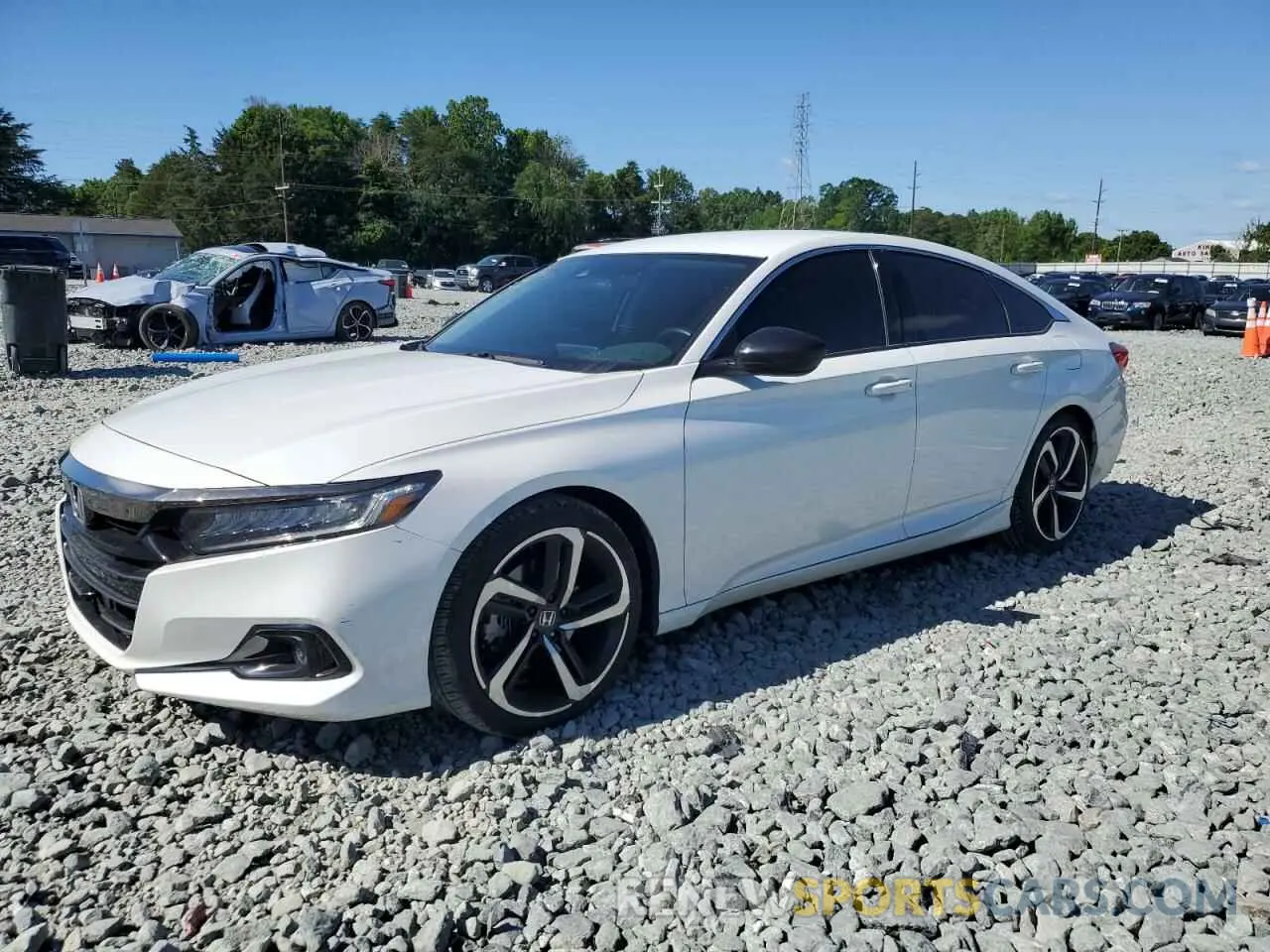1 Photograph of a damaged car 1HGCV1F44NA092845 HONDA ACCORD 2022