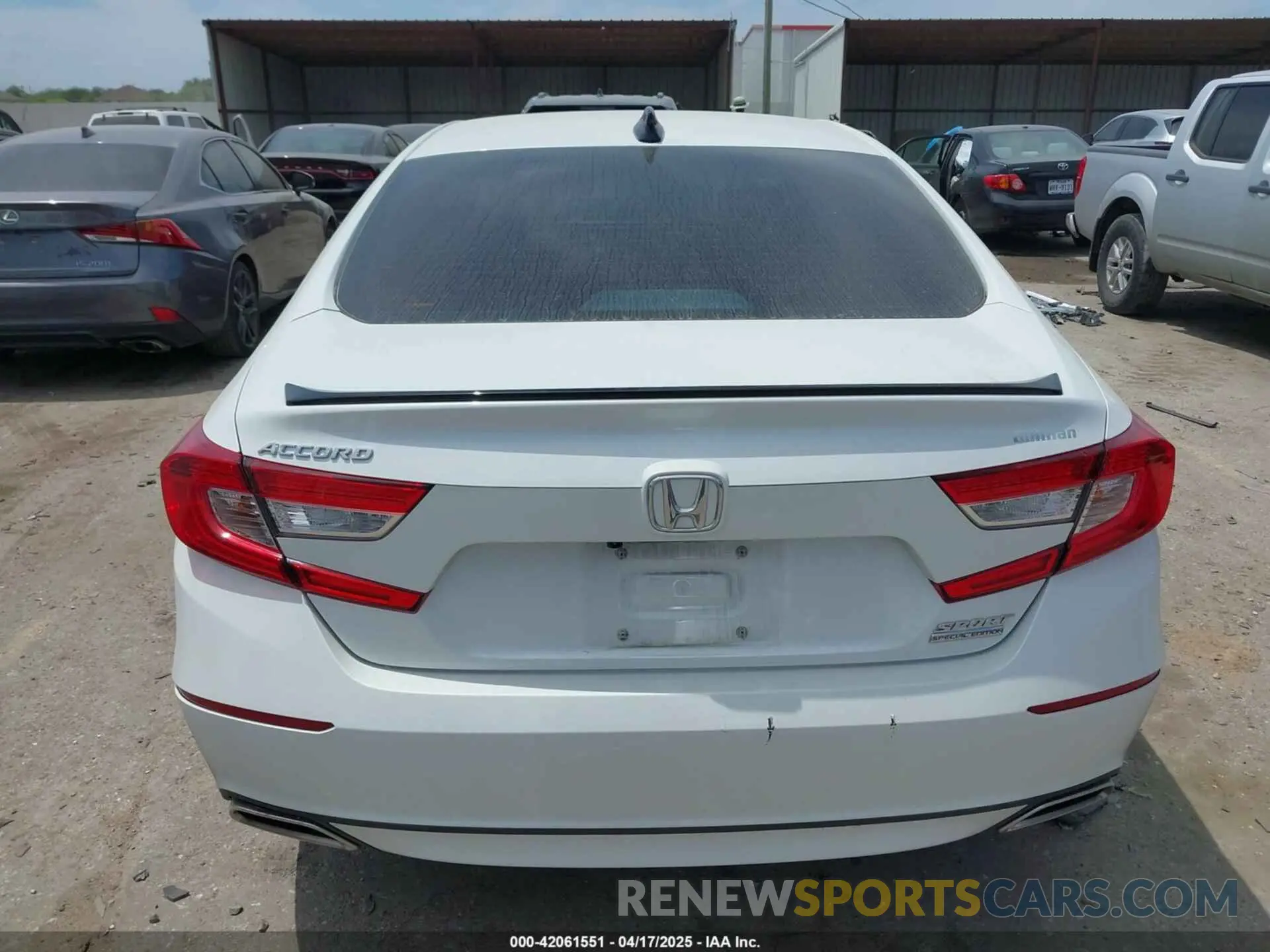 16 Photograph of a damaged car 1HGCV1F45NA021573 HONDA ACCORD 2022