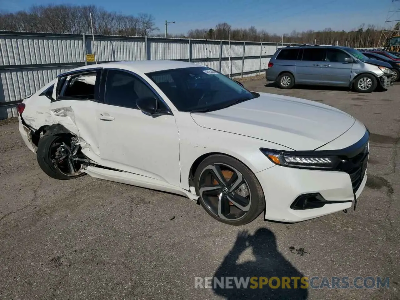 4 Photograph of a damaged car 1HGCV1F45NA027065 HONDA ACCORD 2022