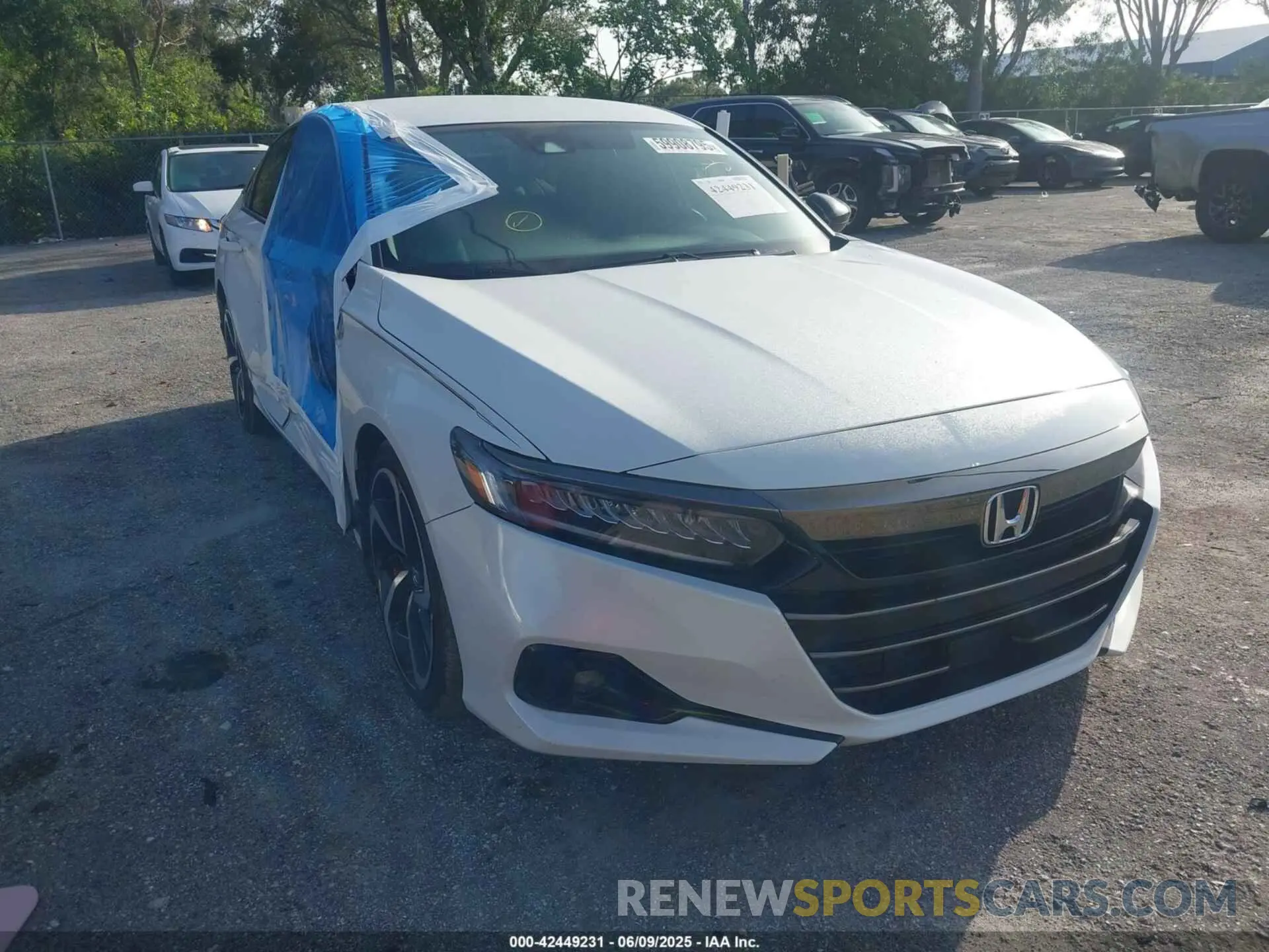 1 Photograph of a damaged car 1HGCV1F45NA069963 HONDA ACCORD 2022