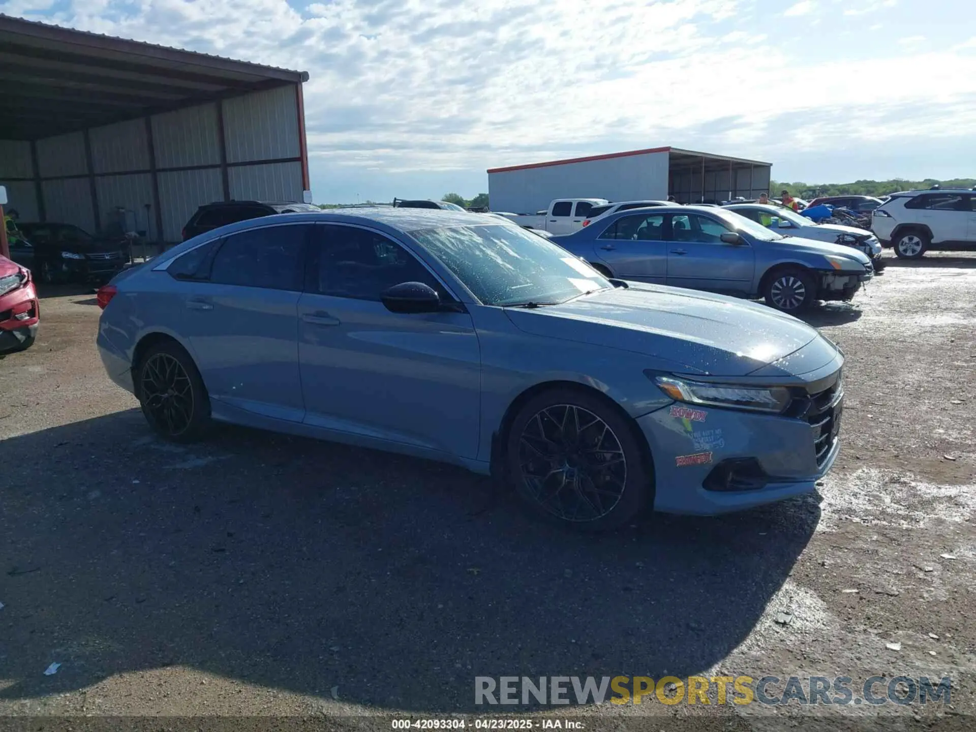 1 Photograph of a damaged car 1HGCV1F45NA106185 HONDA ACCORD 2022