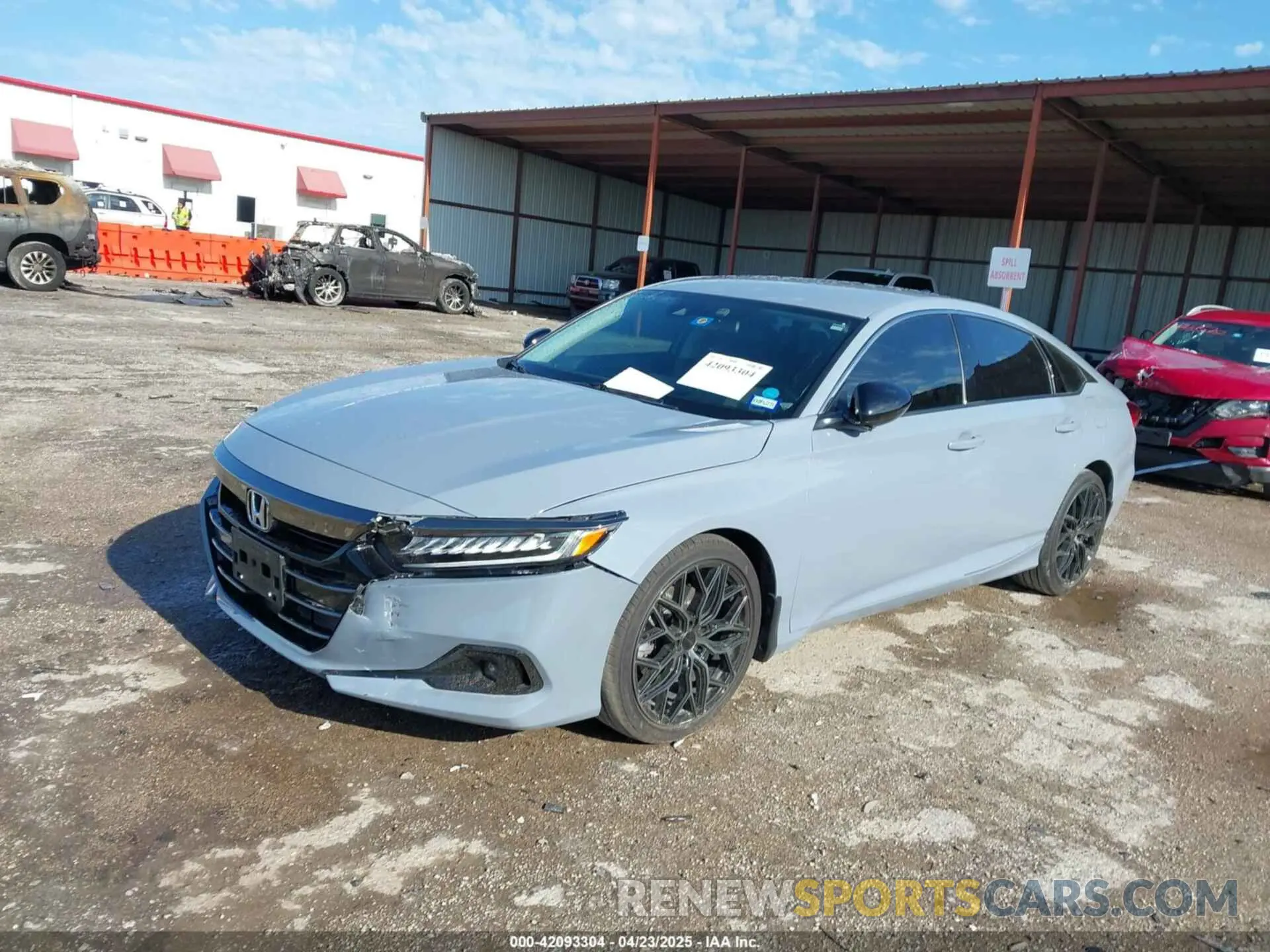 2 Photograph of a damaged car 1HGCV1F45NA106185 HONDA ACCORD 2022