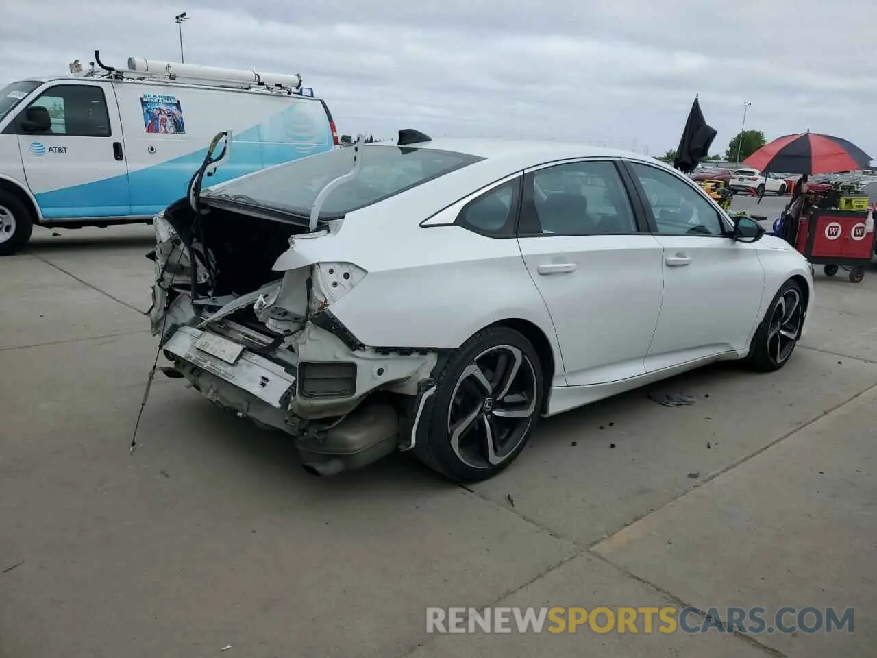 3 Photograph of a damaged car 1HGCV1F45NA112293 HONDA ACCORD 2022