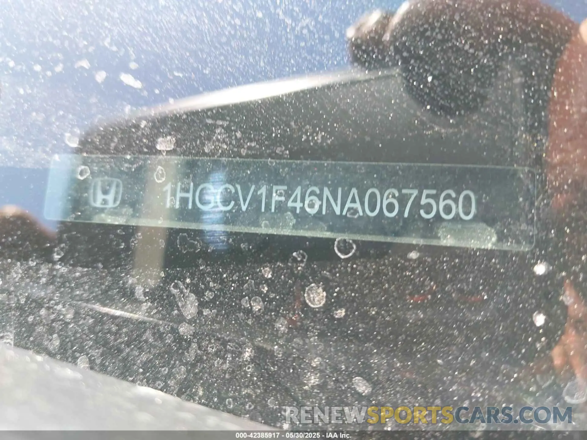 9 Photograph of a damaged car 1HGCV1F46NA067560 HONDA ACCORD 2022
