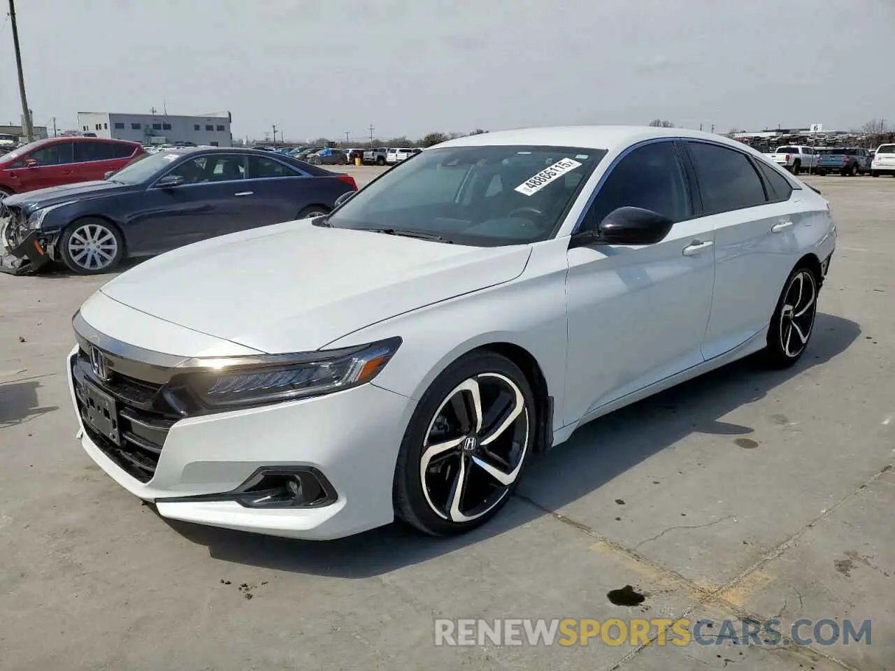 1 Photograph of a damaged car 1HGCV1F47NA081547 HONDA ACCORD 2022