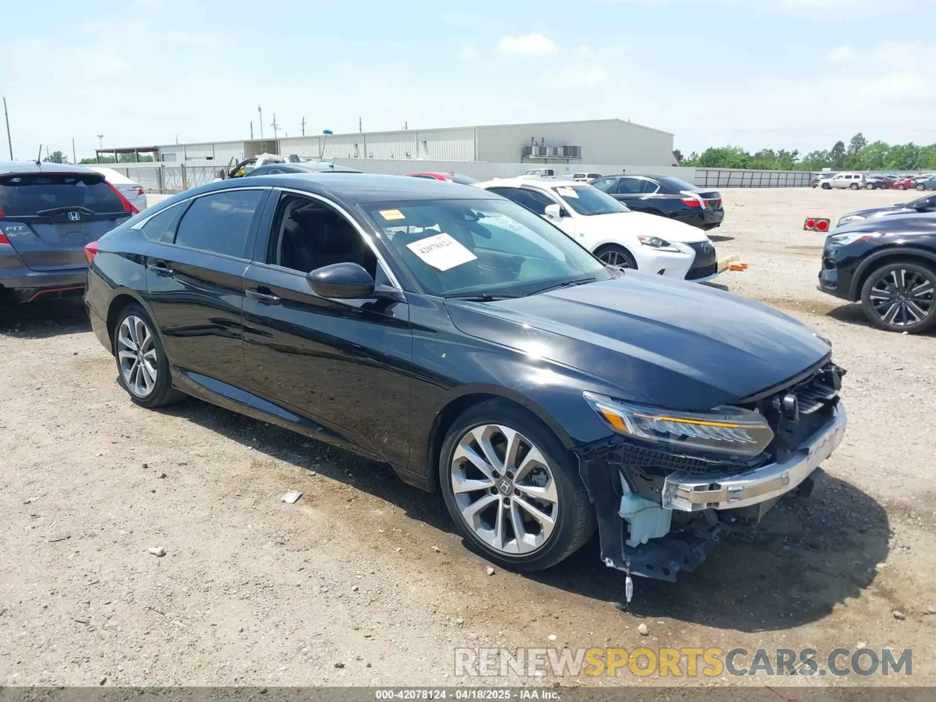 1 Photograph of a damaged car 1HGCV1F48NA000037 HONDA ACCORD 2022