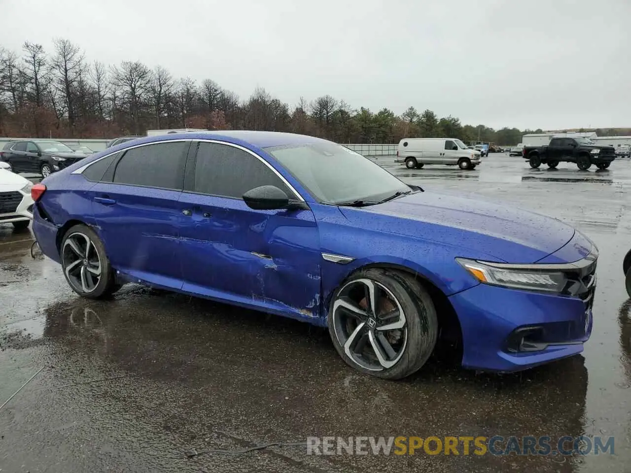 4 Photograph of a damaged car 1HGCV1F48NA005657 HONDA ACCORD 2022