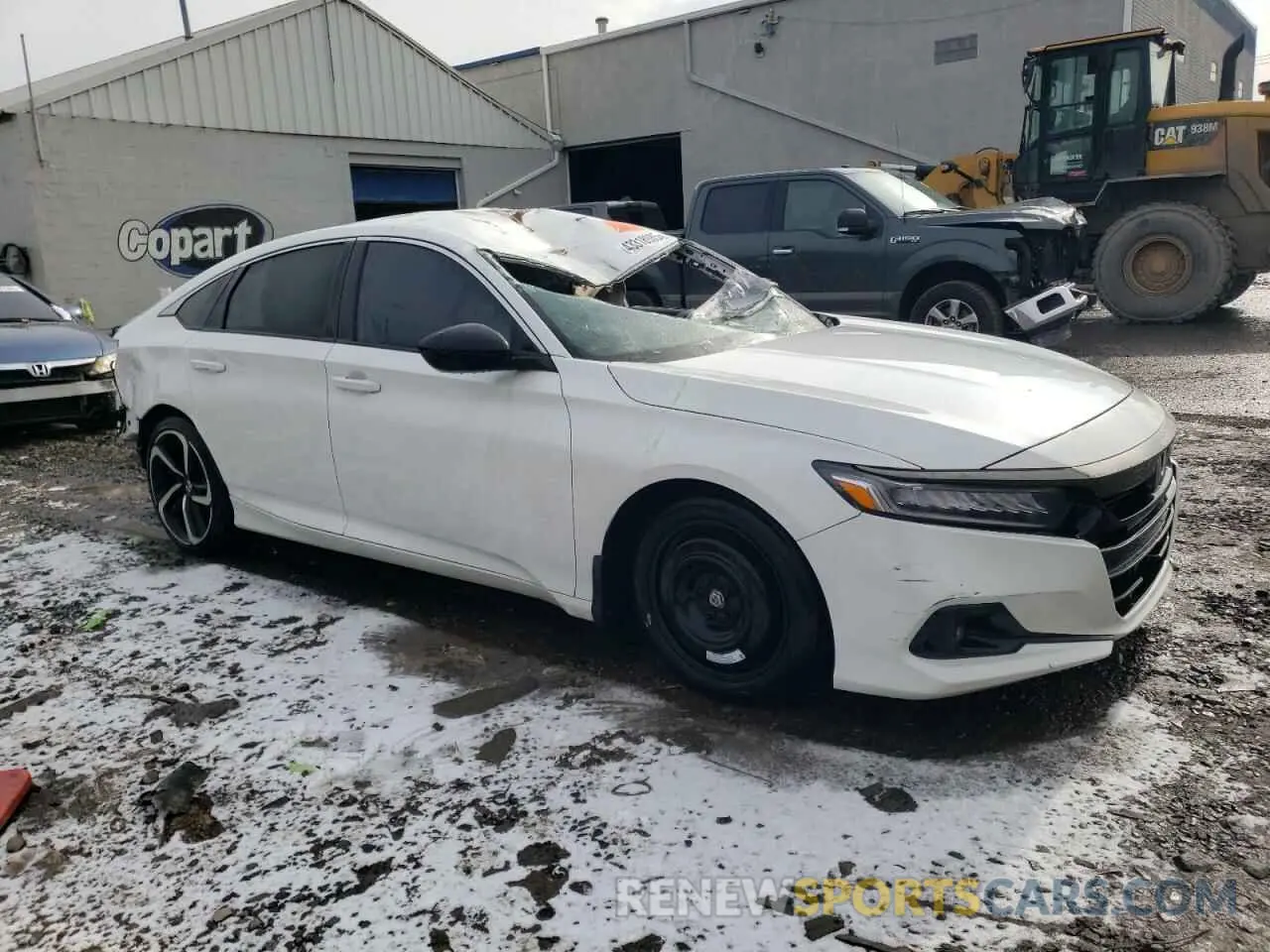 4 Photograph of a damaged car 1HGCV1F48NA011572 HONDA ACCORD 2022