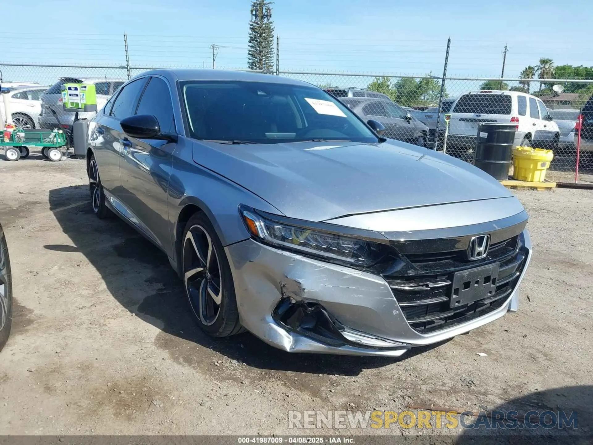 1 Photograph of a damaged car 1HGCV1F48NA068841 HONDA ACCORD 2022