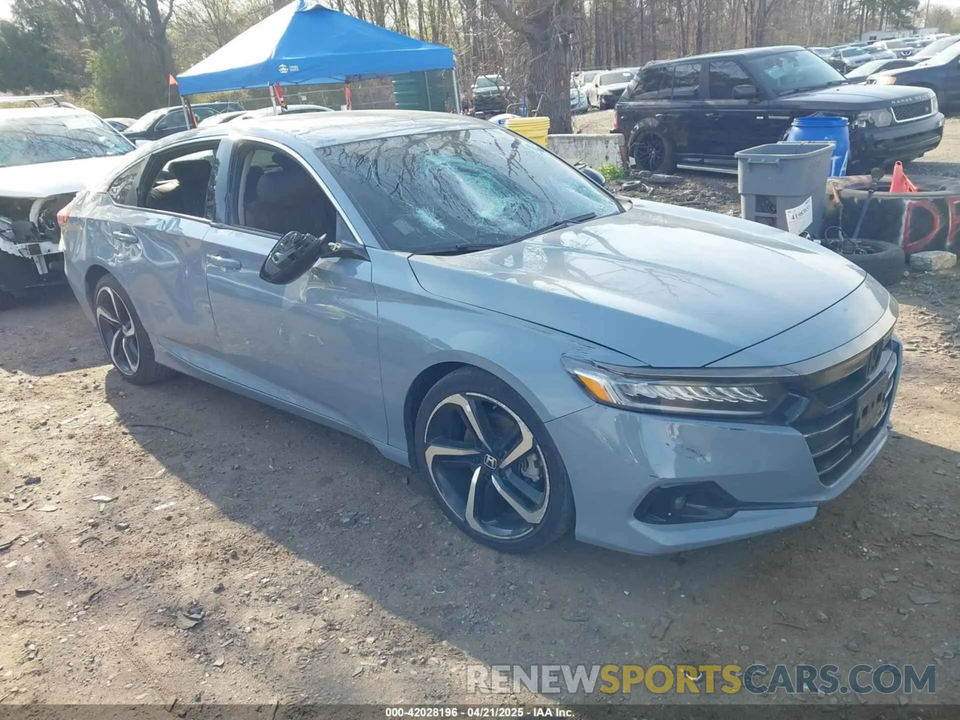 1 Photograph of a damaged car 1HGCV1F49NA107923 HONDA ACCORD 2022