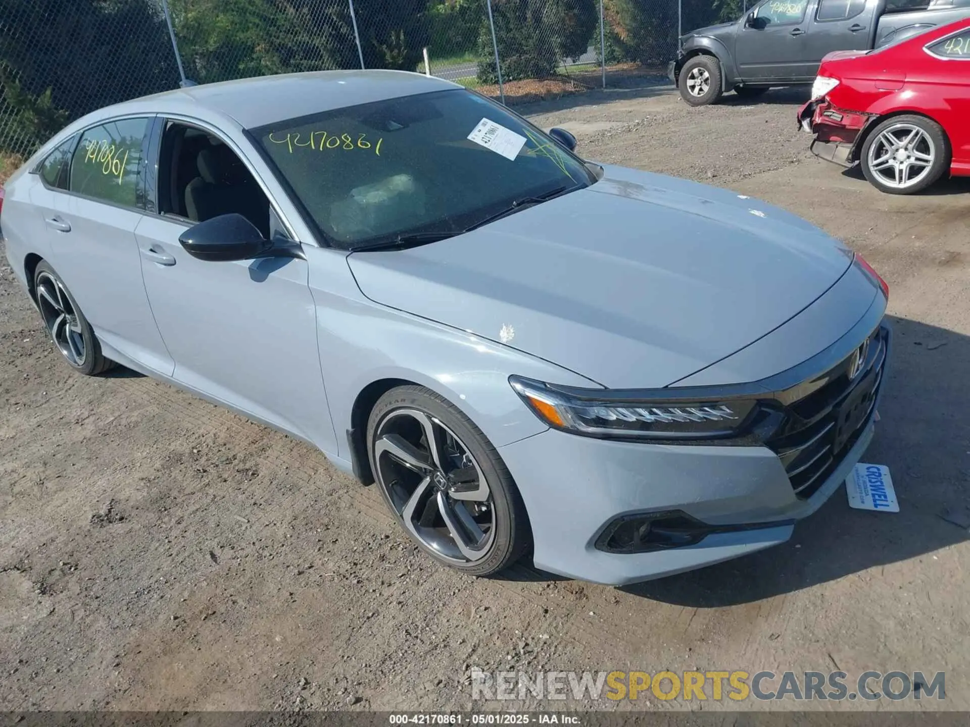 1 Photograph of a damaged car 1HGCV1F49NA120090 HONDA ACCORD 2022