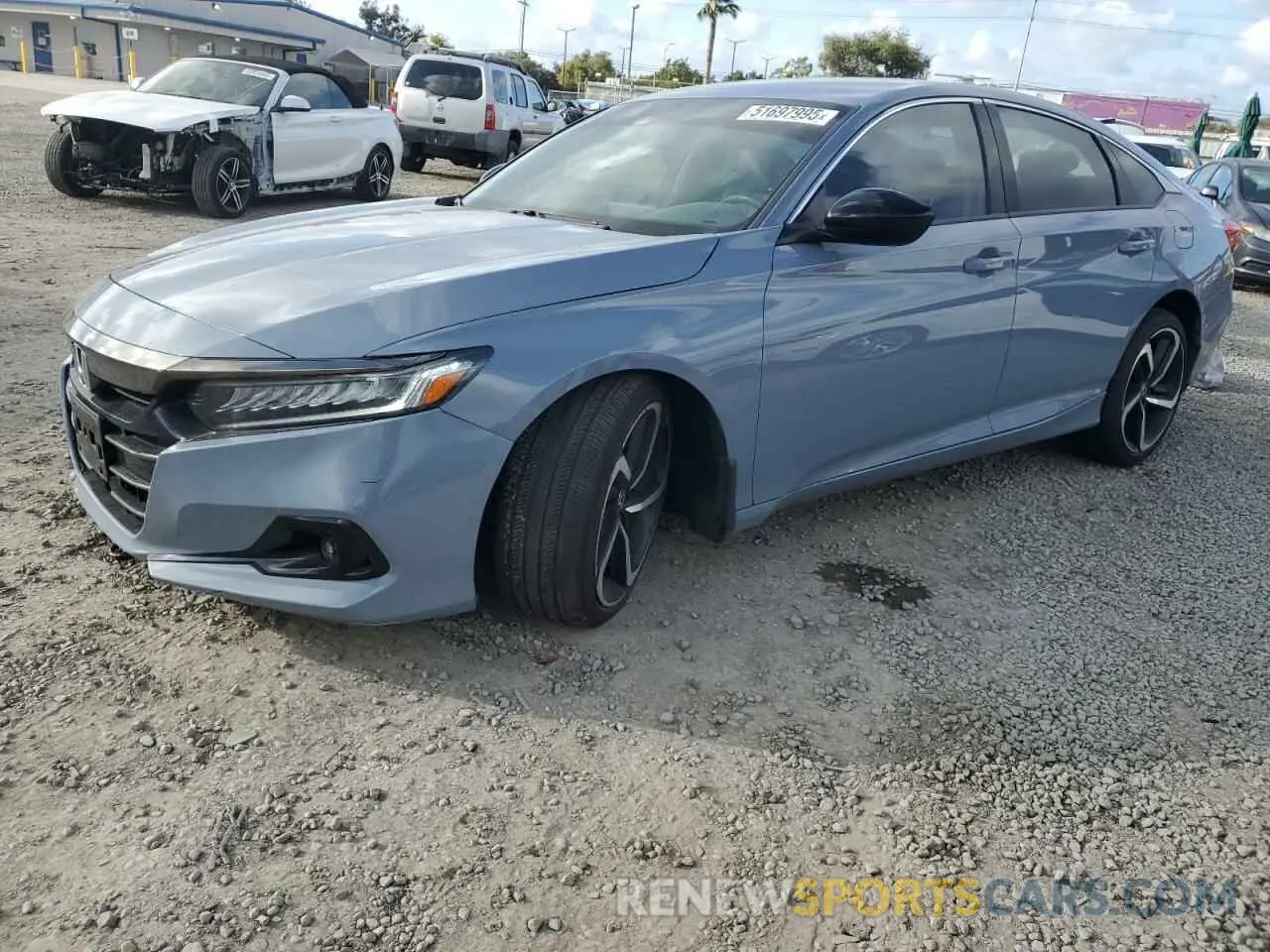 1 Photograph of a damaged car 1HGCV1F4XNA045089 HONDA ACCORD 2022