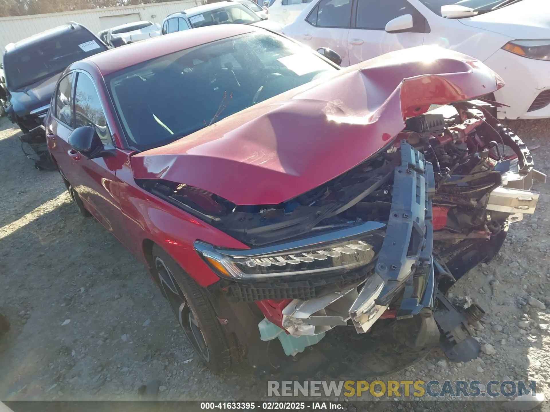 1 Photograph of a damaged car 1HGCV1F4XNA056237 HONDA ACCORD 2022