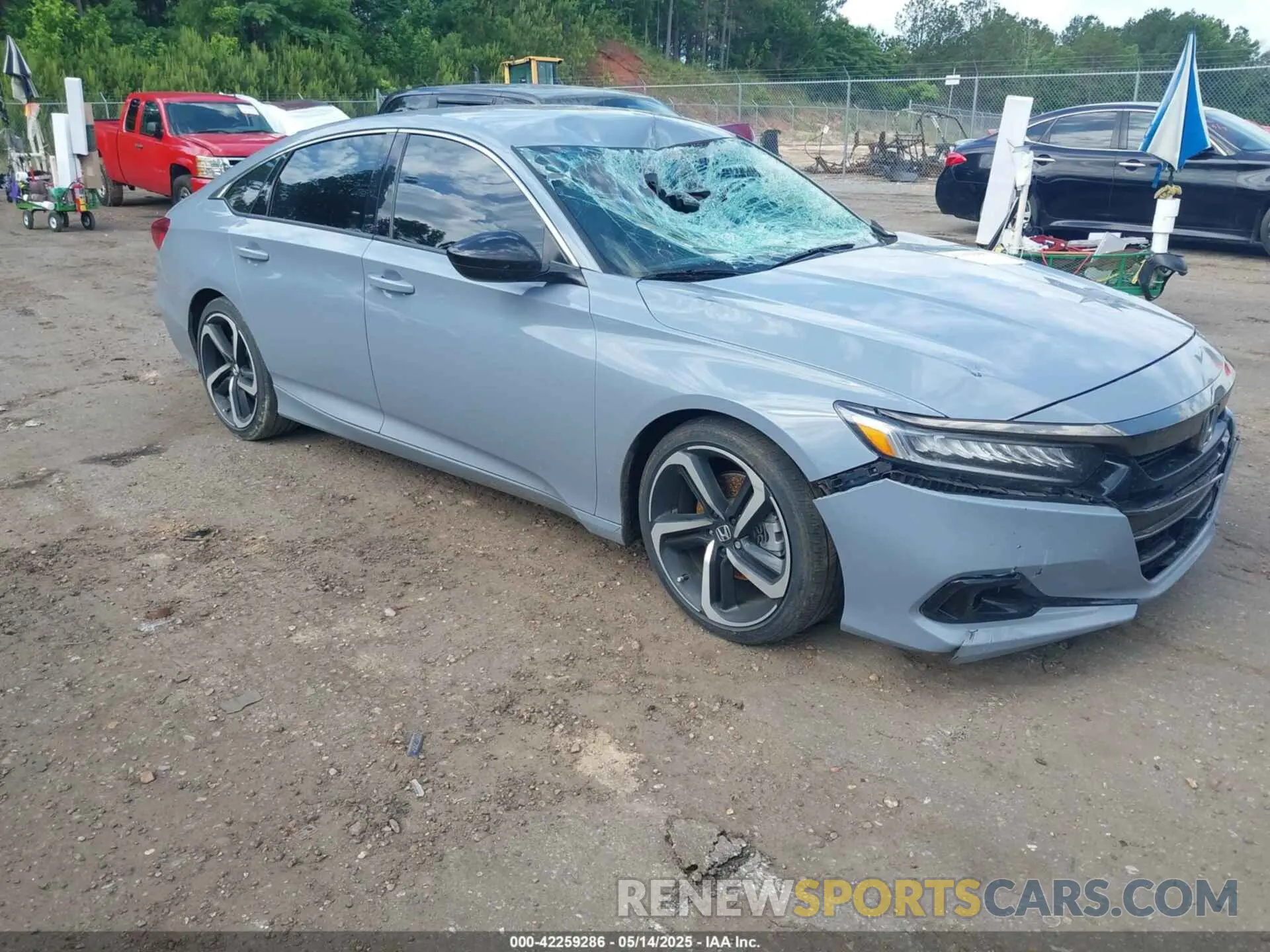 1 Photograph of a damaged car 1HGCV1F4XNA069392 HONDA ACCORD 2022