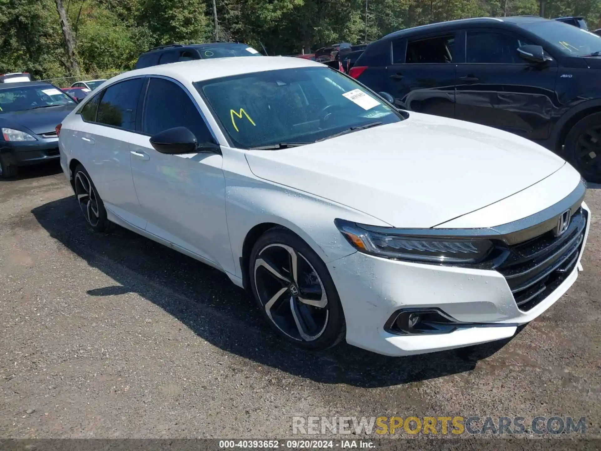 1 Photograph of a damaged car 1HGCV1F4XNA072843 HONDA ACCORD 2022