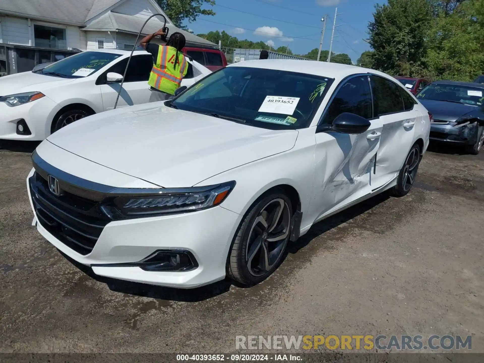 2 Photograph of a damaged car 1HGCV1F4XNA072843 HONDA ACCORD 2022