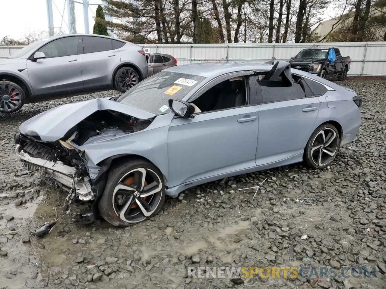 1 Photograph of a damaged car 1HGCV1F4XNA079081 HONDA ACCORD 2022