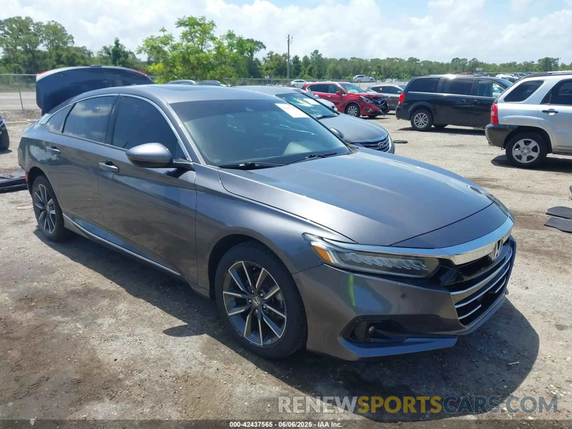 1 Photograph of a damaged car 1HGCV1F51NA071654 HONDA ACCORD 2022