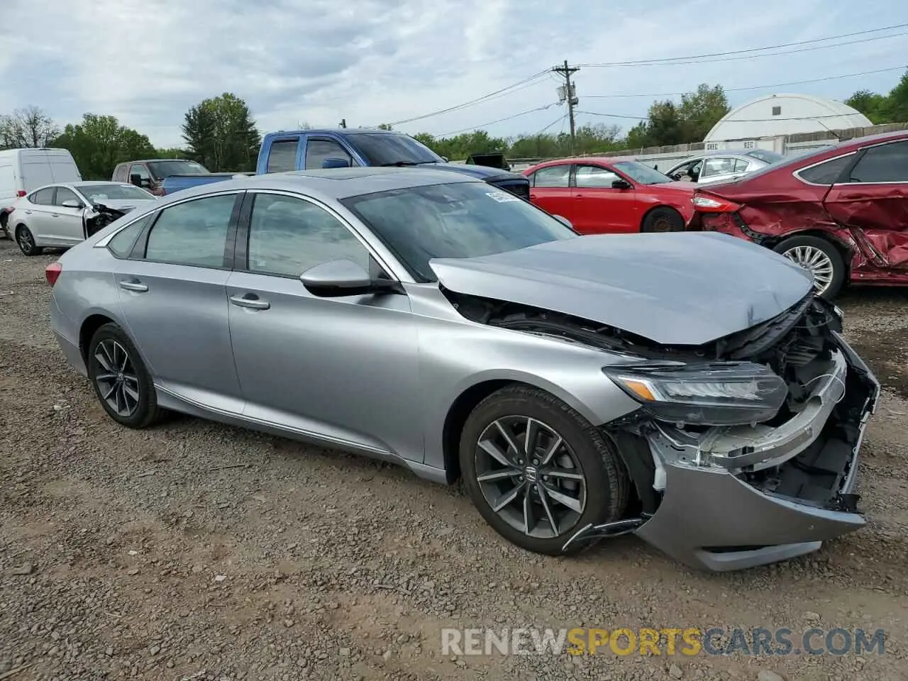 4 Photograph of a damaged car 1HGCV1F53NA009334 HONDA ACCORD 2022