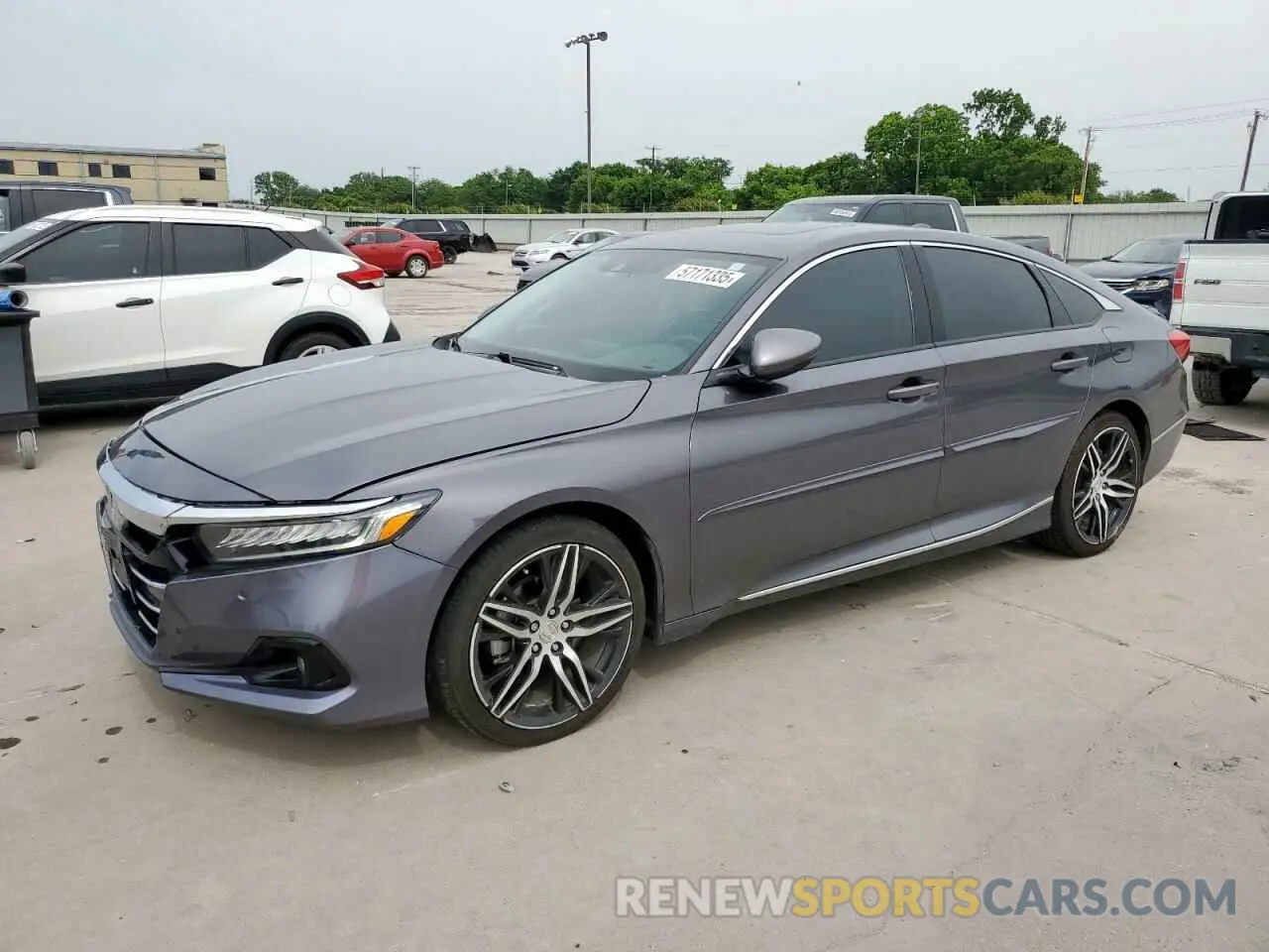 1 Photograph of a damaged car 1HGCV1F55NA018312 HONDA ACCORD 2022