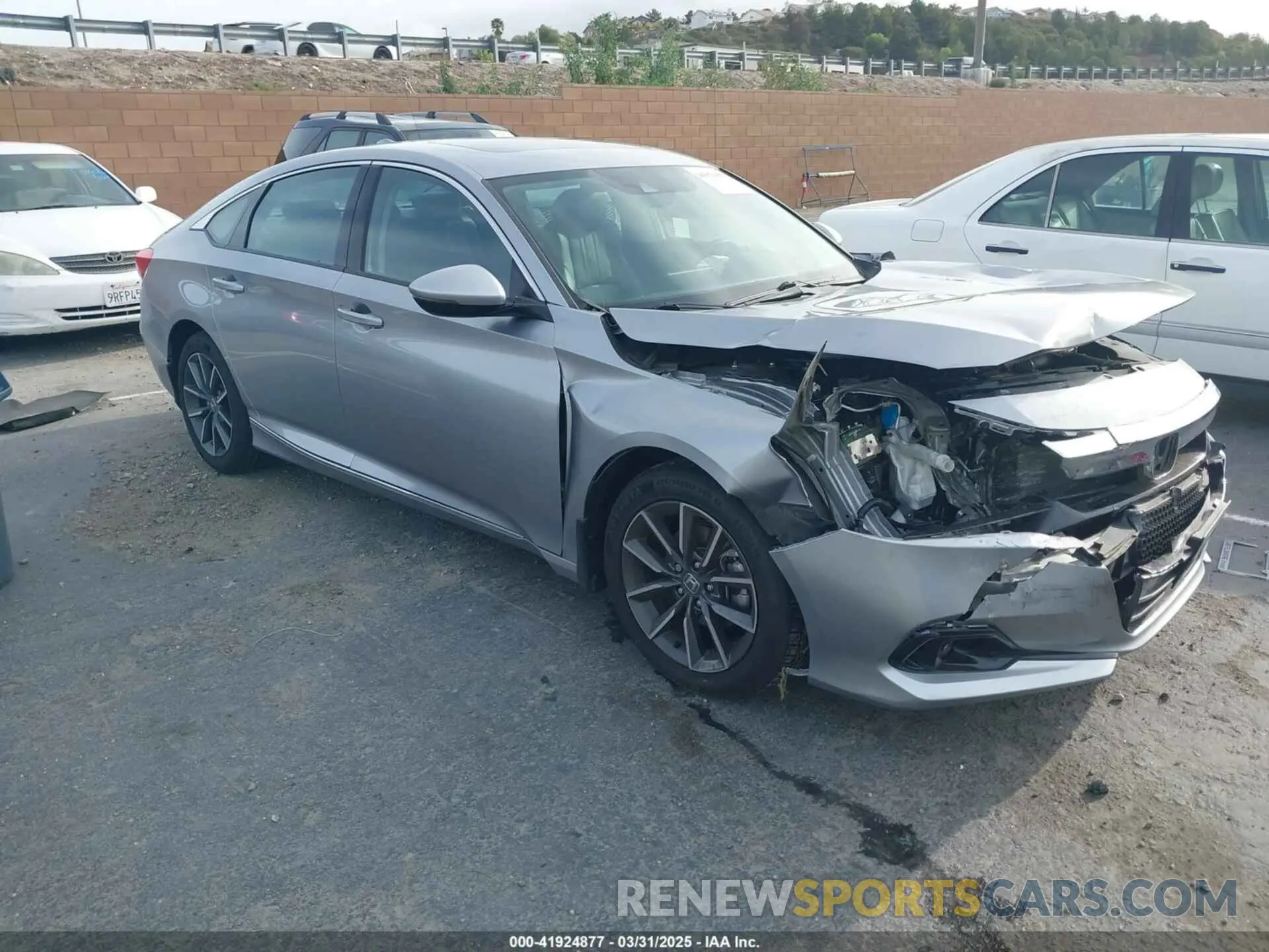 1 Photograph of a damaged car 1HGCV1F5XNA041987 HONDA ACCORD 2022