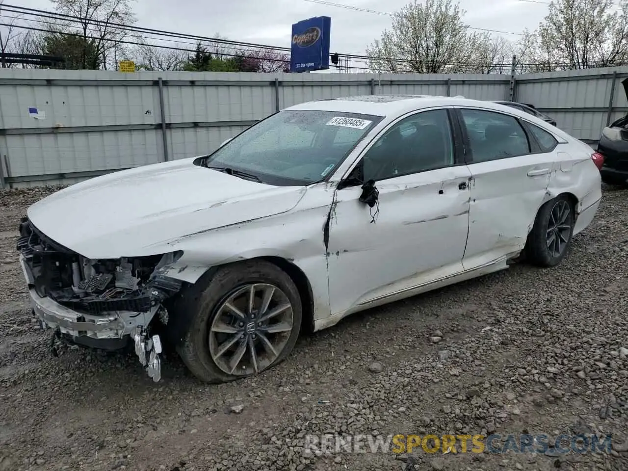 1 Photograph of a damaged car 1HGCV1F5XNA055050 HONDA ACCORD 2022