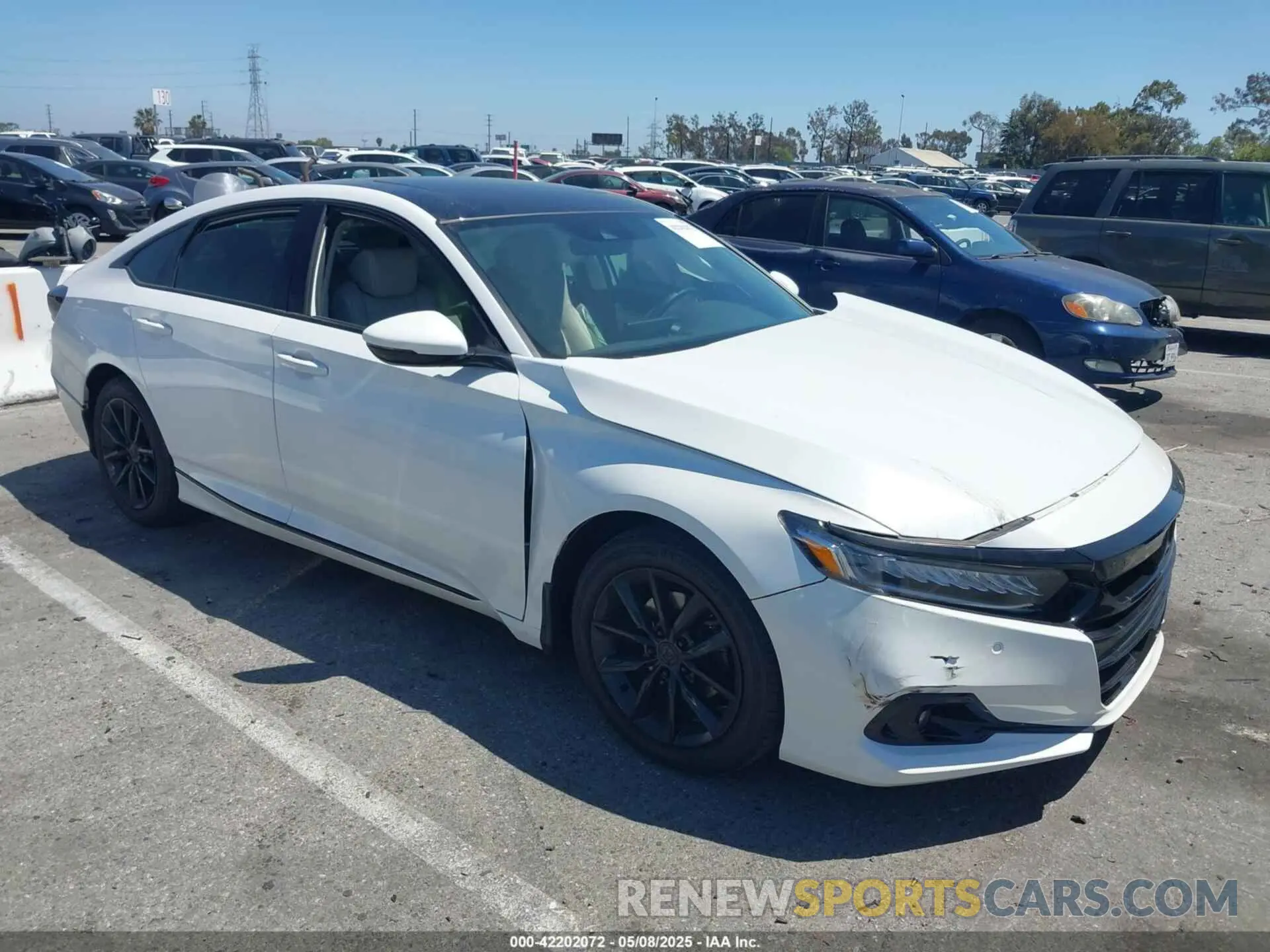 1 Photograph of a damaged car 1HGCV1F5XNA074133 HONDA ACCORD 2022