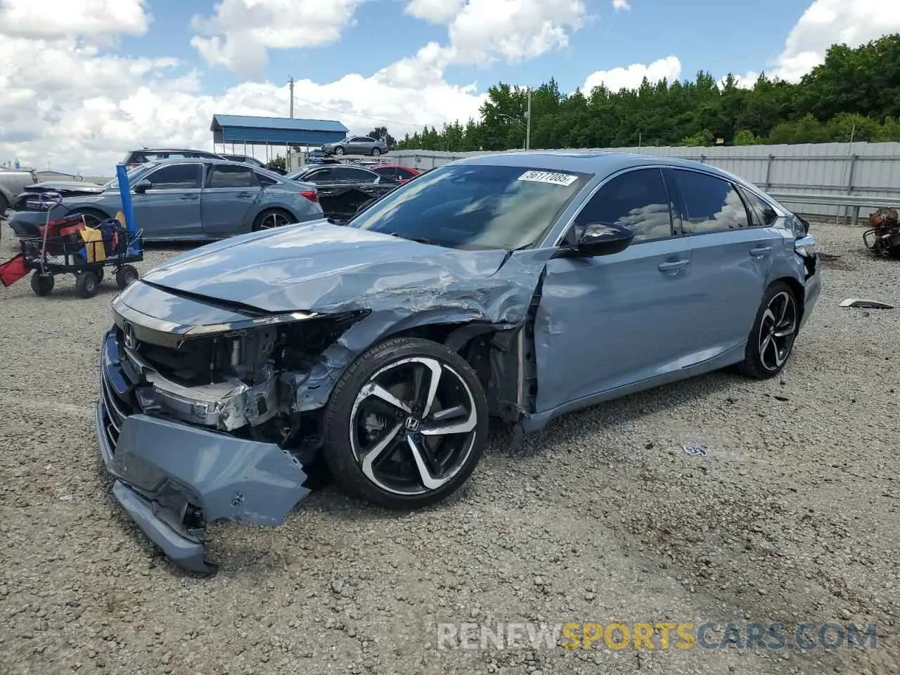 1 Photograph of a damaged car 1HGCV2F30NA019081 HONDA ACCORD 2022