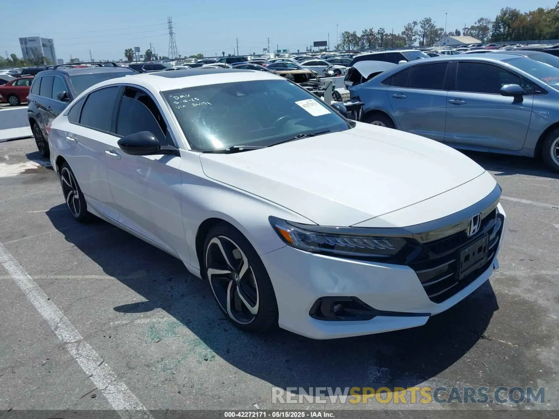 1 Photograph of a damaged car 1HGCV2F30NA022577 HONDA ACCORD 2022