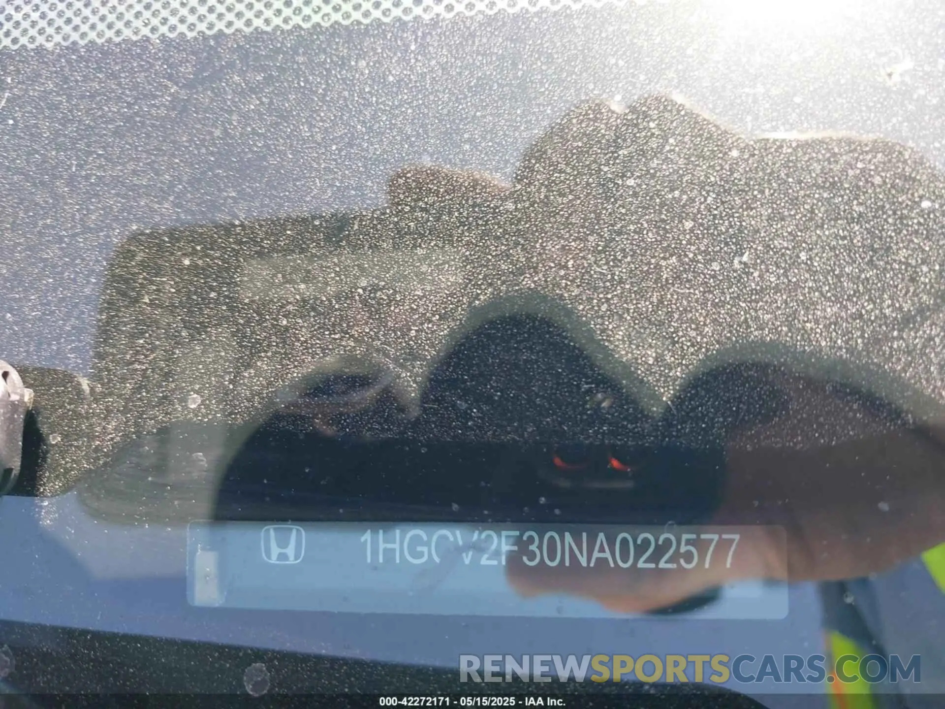 9 Photograph of a damaged car 1HGCV2F30NA022577 HONDA ACCORD 2022