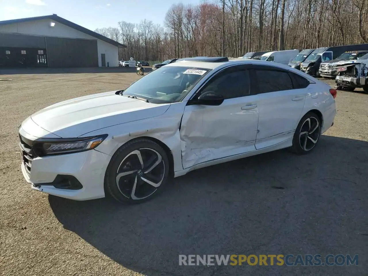 1 Photograph of a damaged car 1HGCV2F31NA006758 HONDA ACCORD 2022