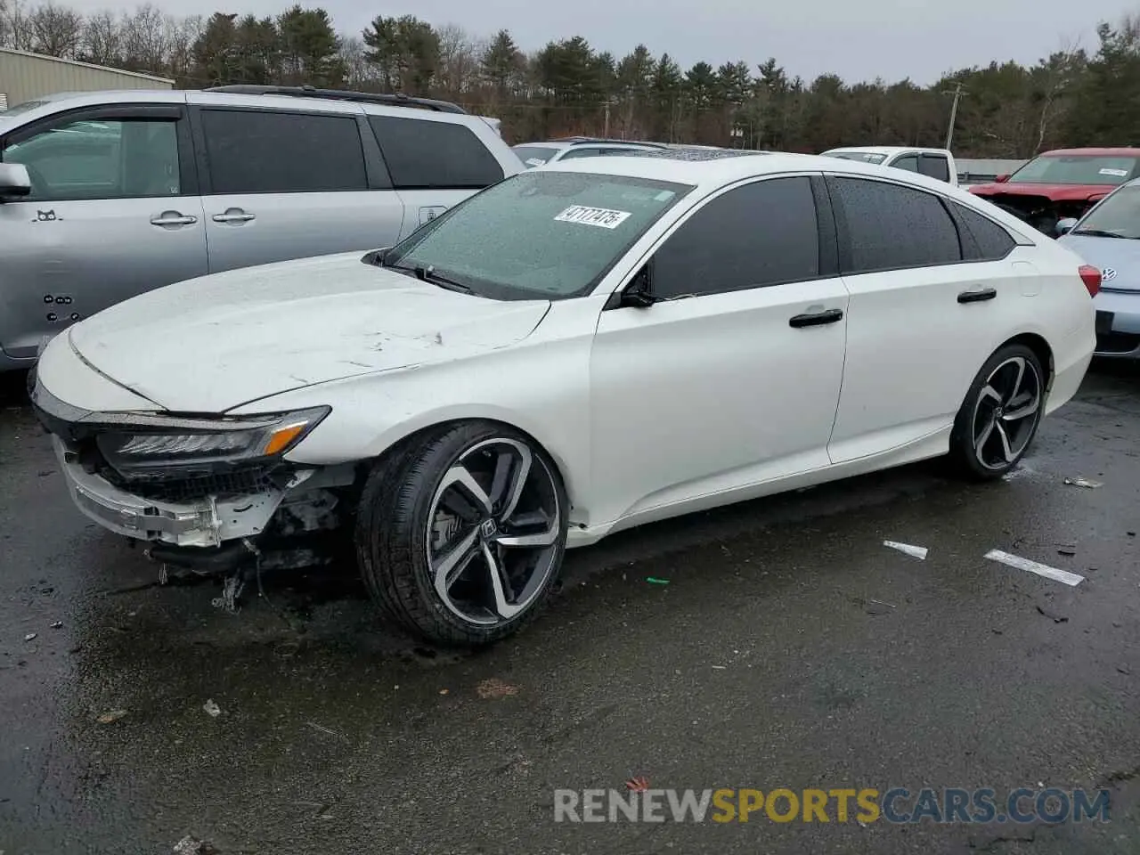 1 Photograph of a damaged car 1HGCV2F31NA007697 HONDA ACCORD 2022