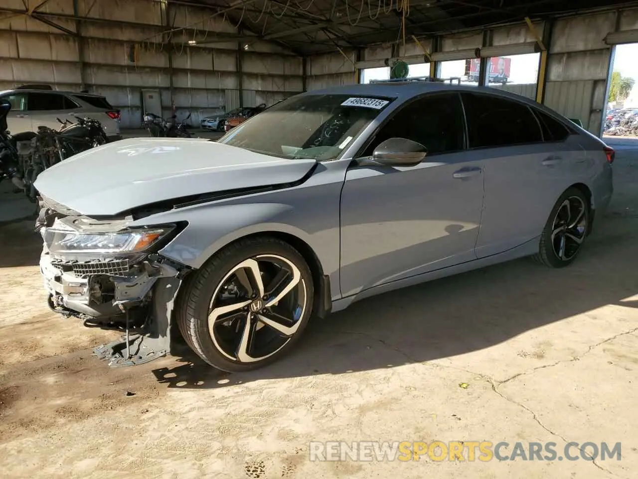 1 Photograph of a damaged car 1HGCV2F31NA013404 HONDA ACCORD 2022