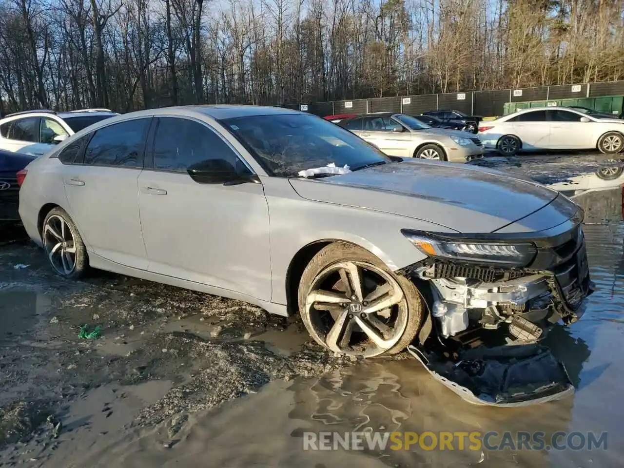 4 Photograph of a damaged car 1HGCV2F31NA017758 HONDA ACCORD 2022