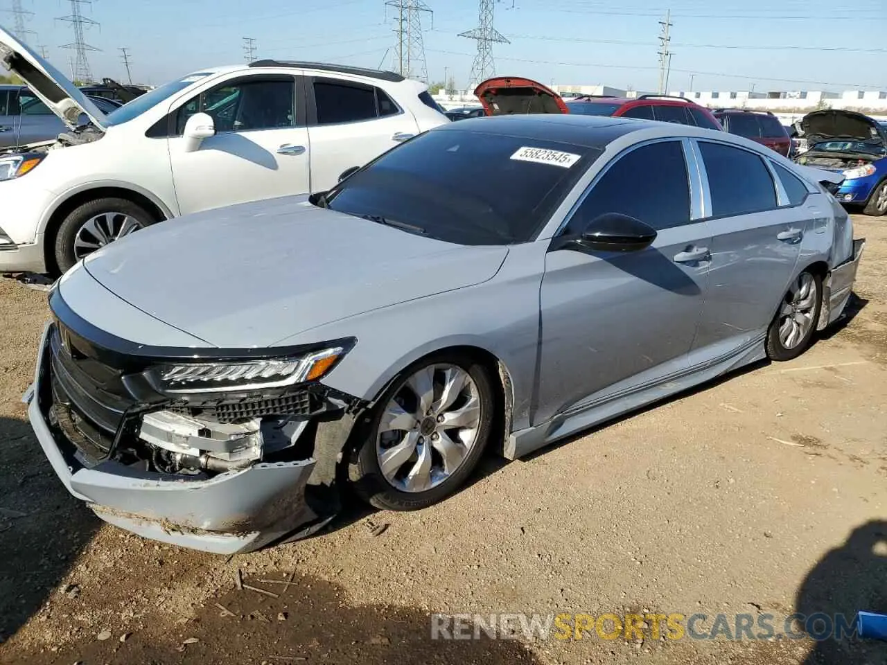 1 Photograph of a damaged car 1HGCV2F31NA021678 HONDA ACCORD 2022