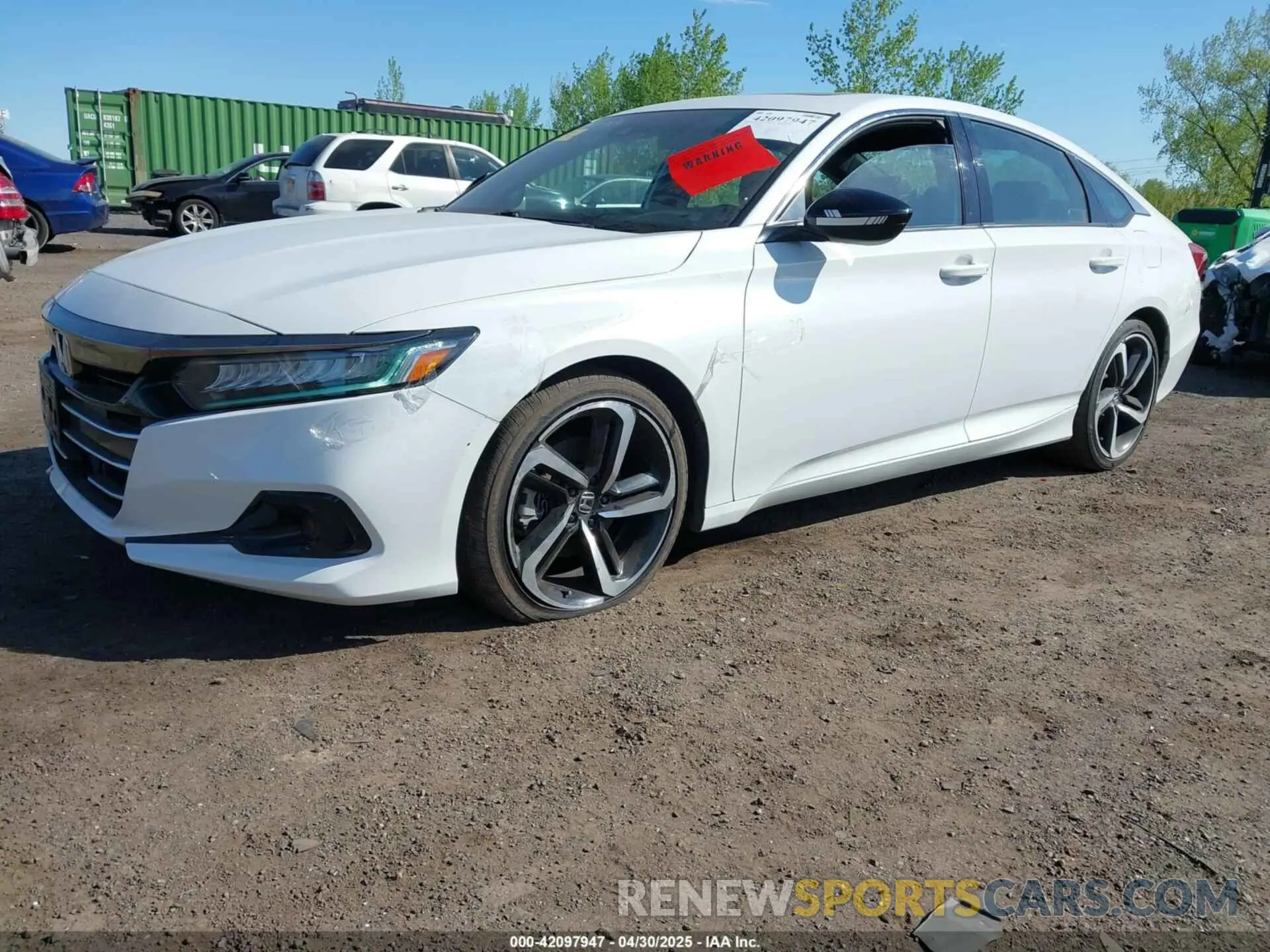 2 Photograph of a damaged car 1HGCV2F33NA020029 HONDA ACCORD 2022
