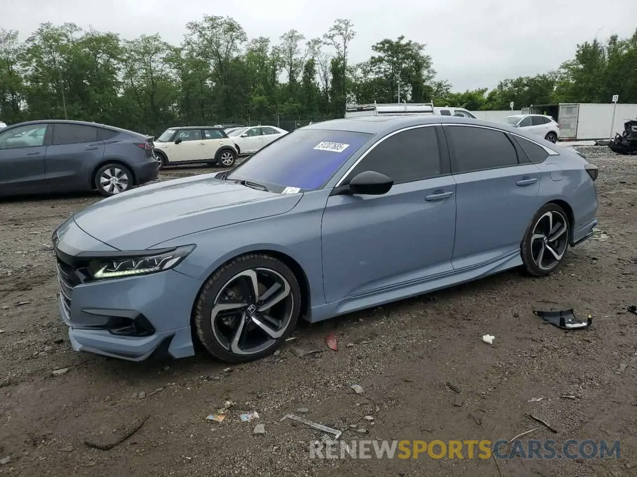 1 Photograph of a damaged car 1HGCV2F33NA020497 HONDA ACCORD 2022