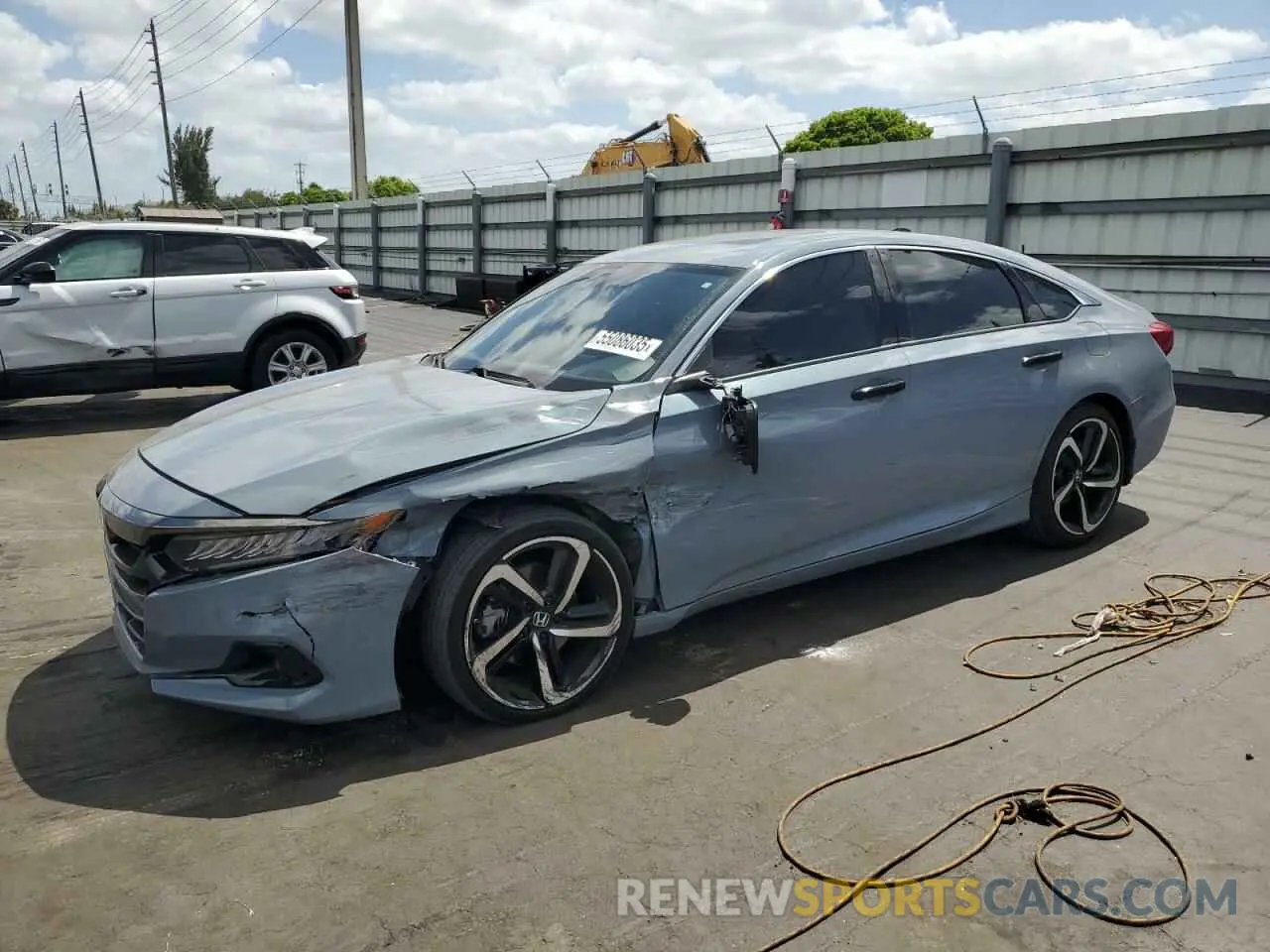 1 Photograph of a damaged car 1HGCV2F34NA013834 HONDA ACCORD 2022