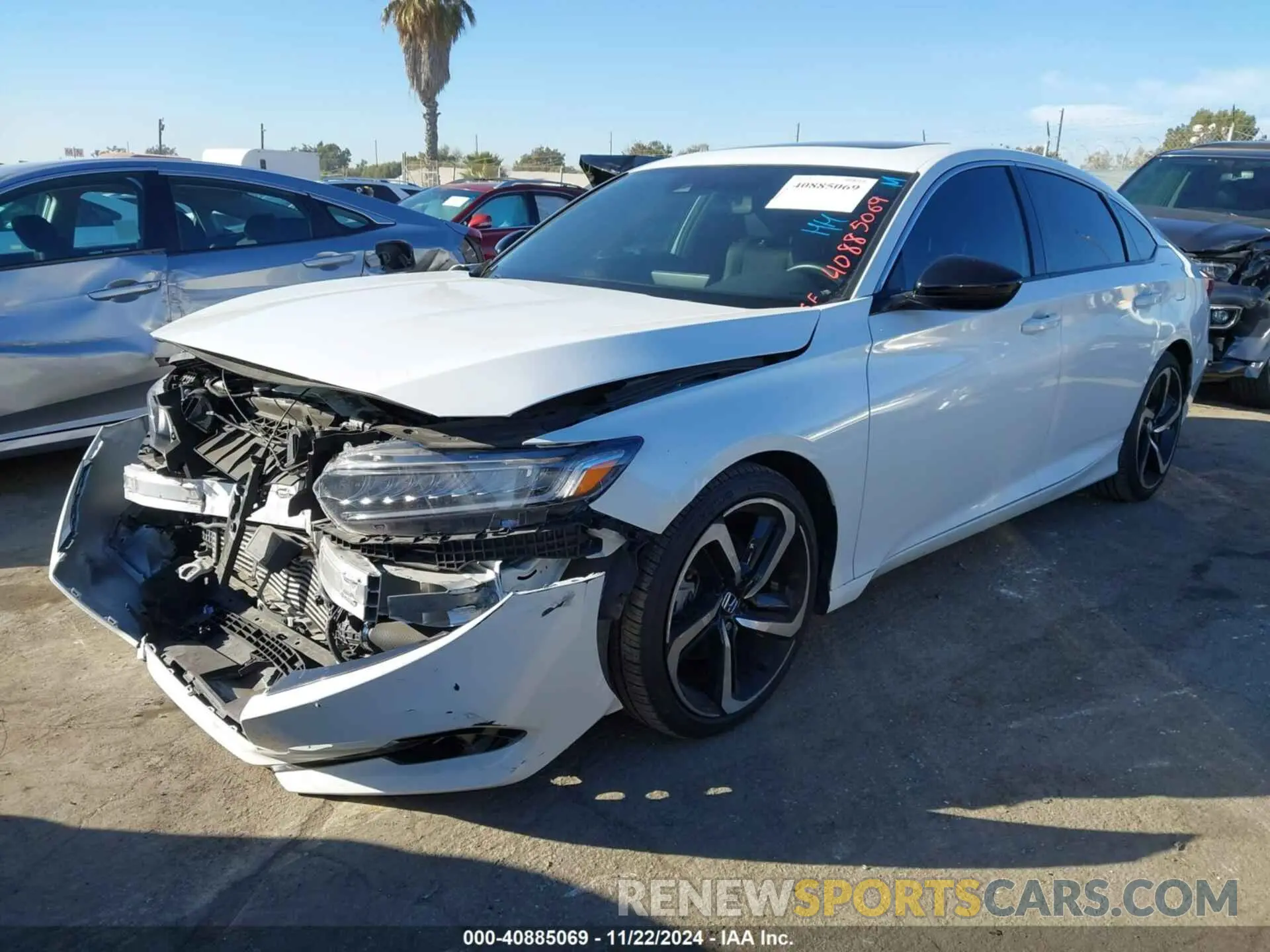 2 Photograph of a damaged car 1HGCV2F34NA019309 HONDA ACCORD 2022