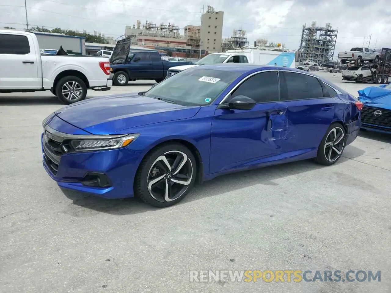 1 Photograph of a damaged car 1HGCV2F35NA001367 HONDA ACCORD 2022