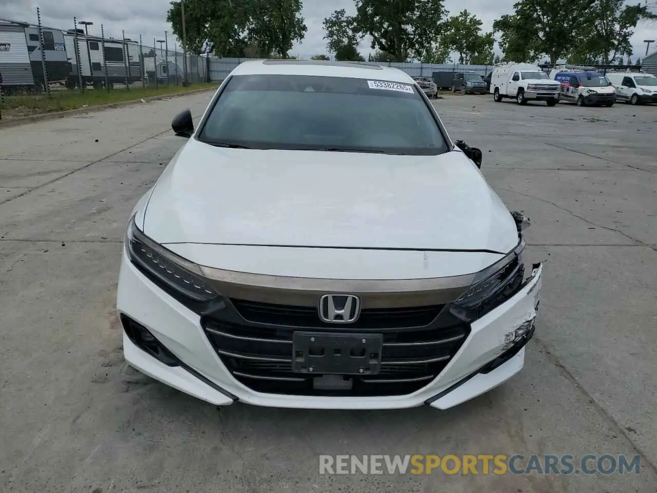 5 Photograph of a damaged car 1HGCV2F35NA001563 HONDA ACCORD 2022
