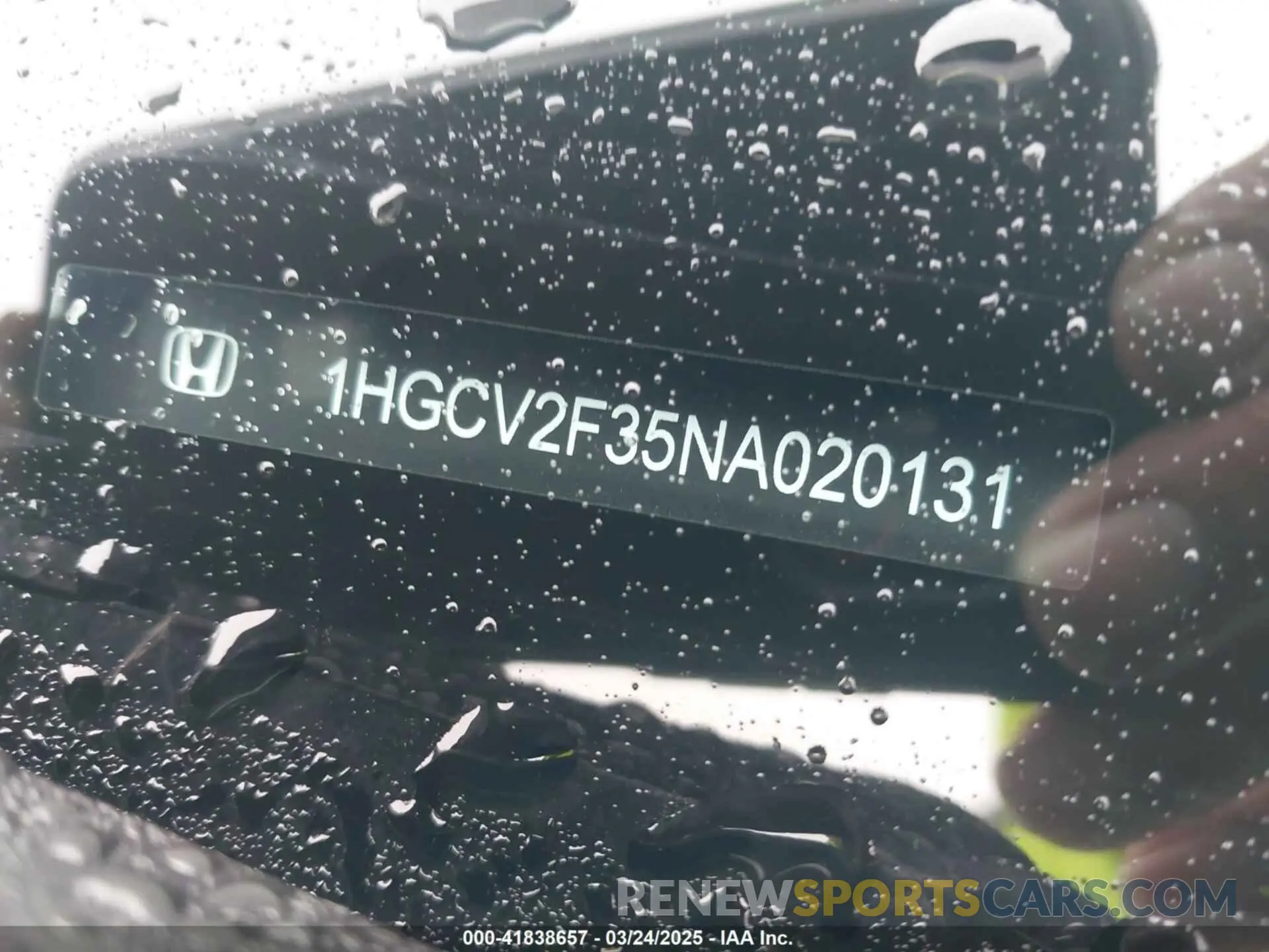 17 Photograph of a damaged car 1HGCV2F35NA020131 HONDA ACCORD 2022