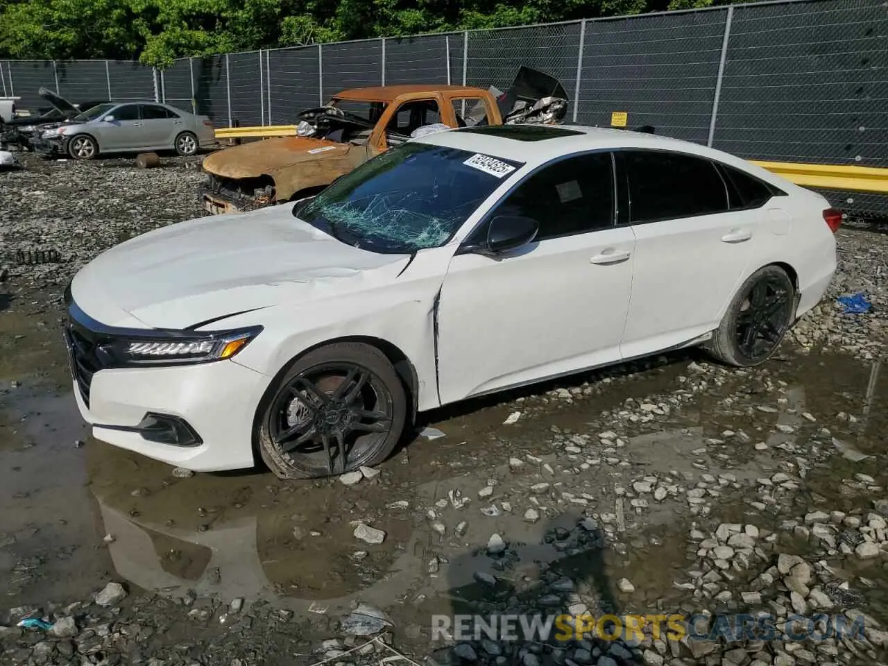 1 Photograph of a damaged car 1HGCV2F35NA023871 HONDA ACCORD 2022