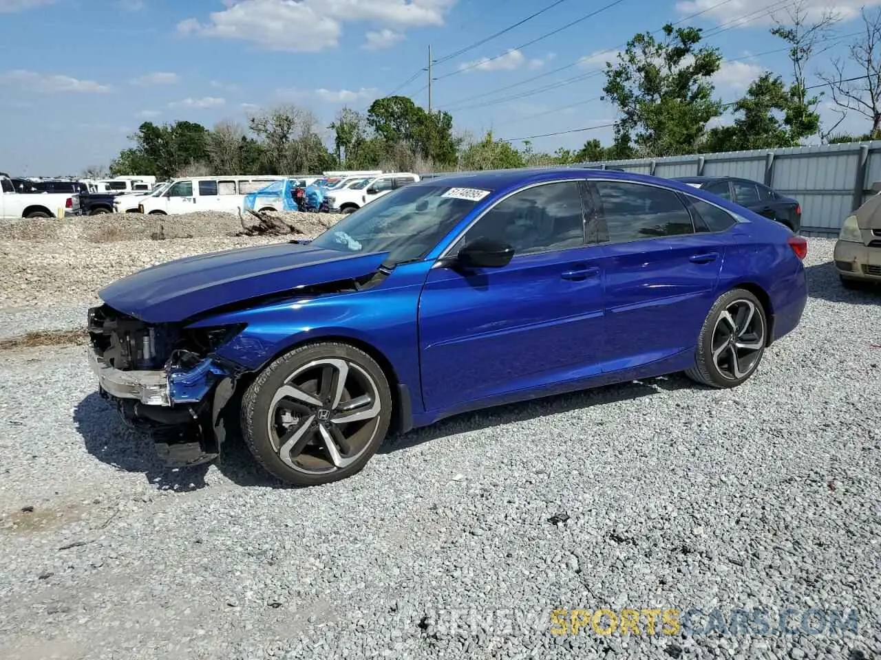 1 Photograph of a damaged car 1HGCV2F36NA019196 HONDA ACCORD 2022