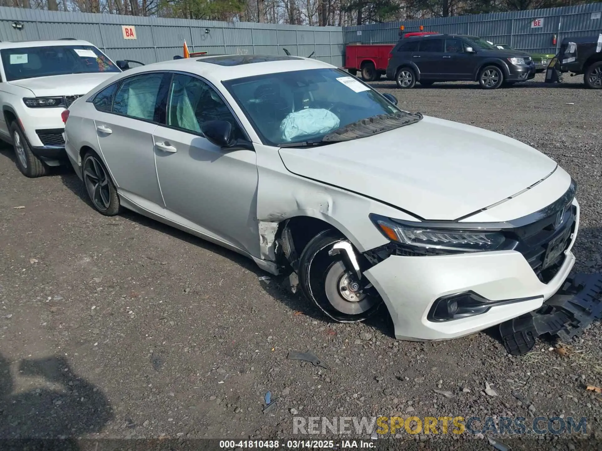 1 Photograph of a damaged car 1HGCV2F36NA019280 HONDA ACCORD 2022