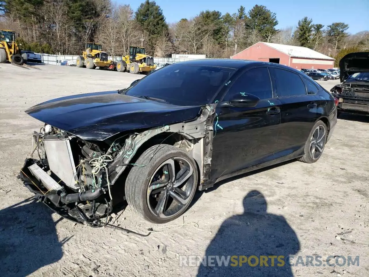 1 Photograph of a damaged car 1HGCV2F36NA021143 HONDA ACCORD 2022