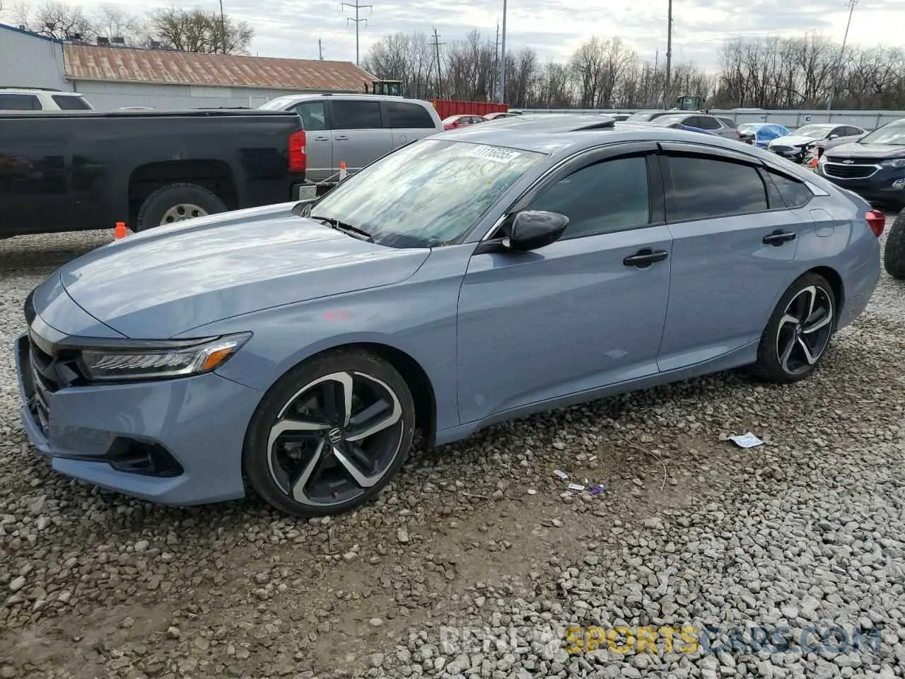 1 Photograph of a damaged car 1HGCV2F37NA023502 HONDA ACCORD 2022